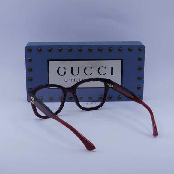Gucci GG1863O 003 Square Eyeglasses 51mm - Havana - Picture 8 of 12